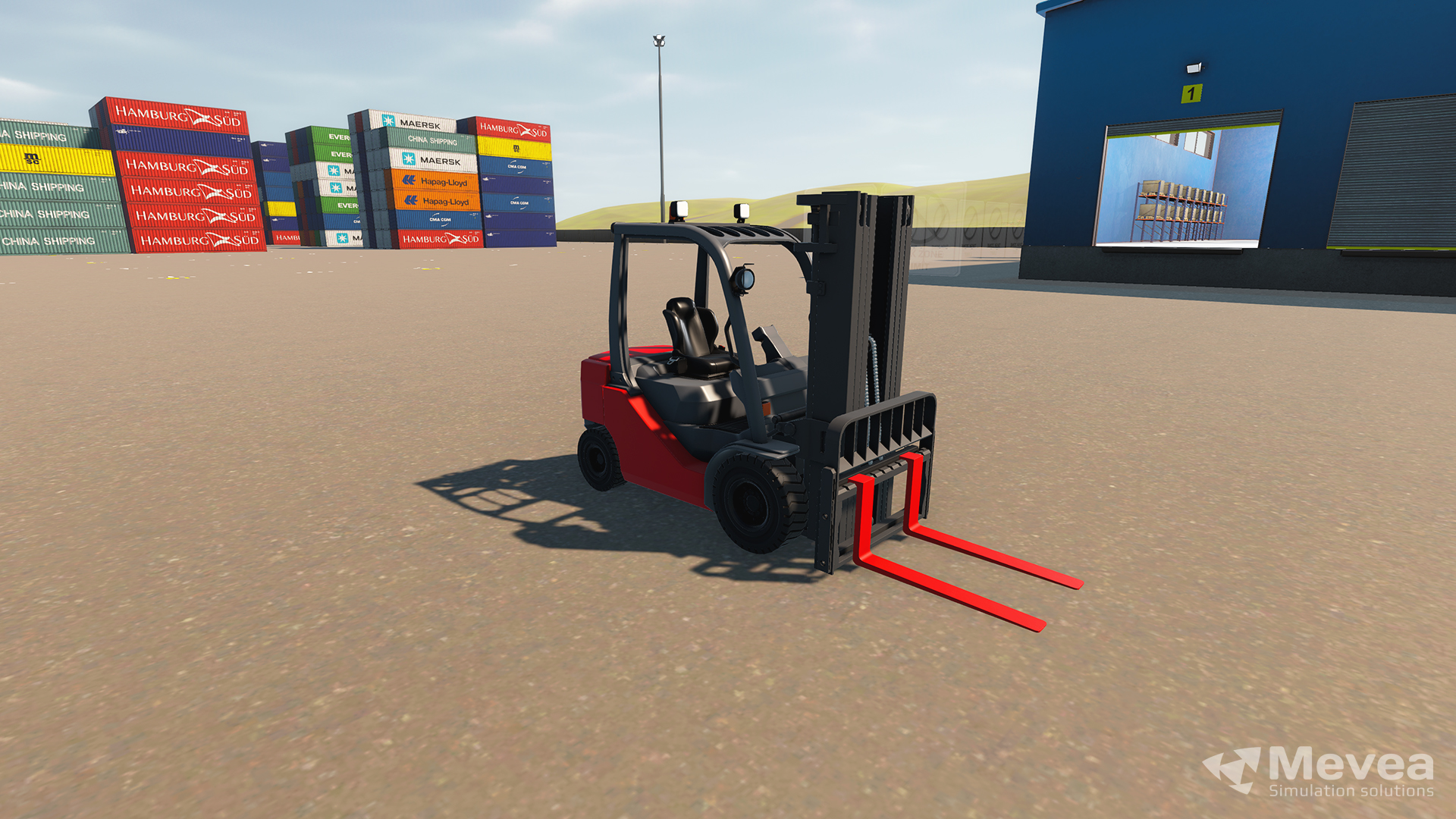 Forklift Simulator| Mevea Digital Twin Technology