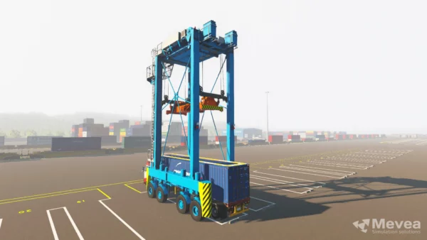 Mevea Straddle Carrier.