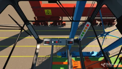 Mevea Straddle Carrier.