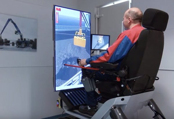 Simulator-aided training at Mantsinen
